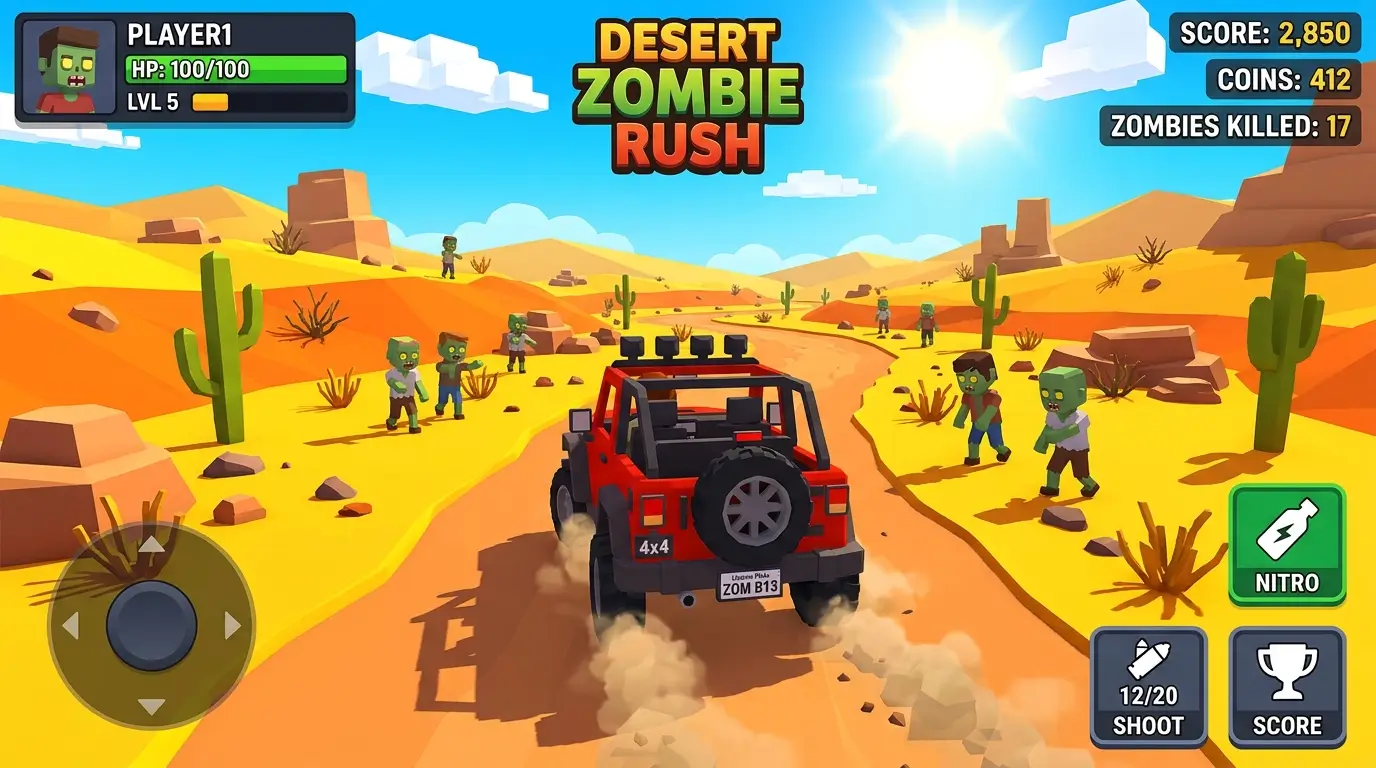 Zombie Offroad Safari Review: Best Zombie Driving Game