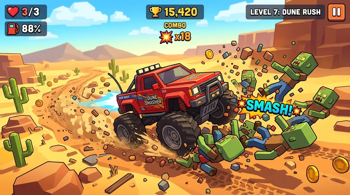Zombie Offroad Safari Review: Best Zombie Driving Game