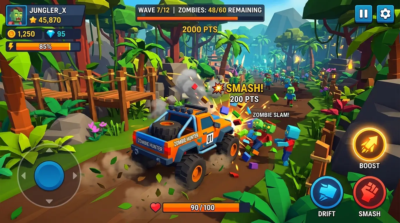 Zombie Offroad Safari Review: Best Zombie Driving Game